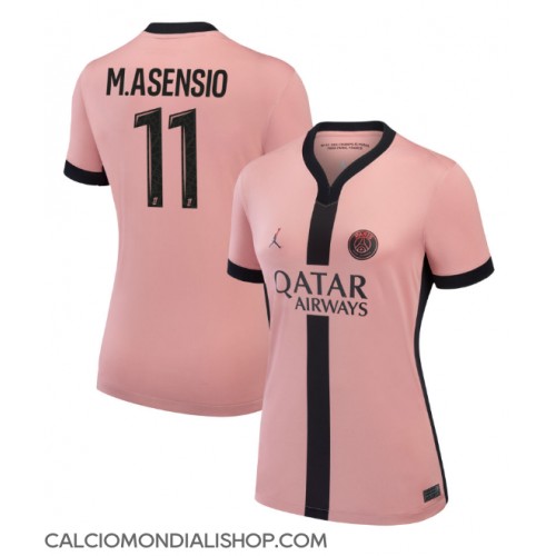 Maglie da calcio Paris Saint-Germain Marco Asensio #11 Terza Maglia Femminile 2024-25 Manica Corta